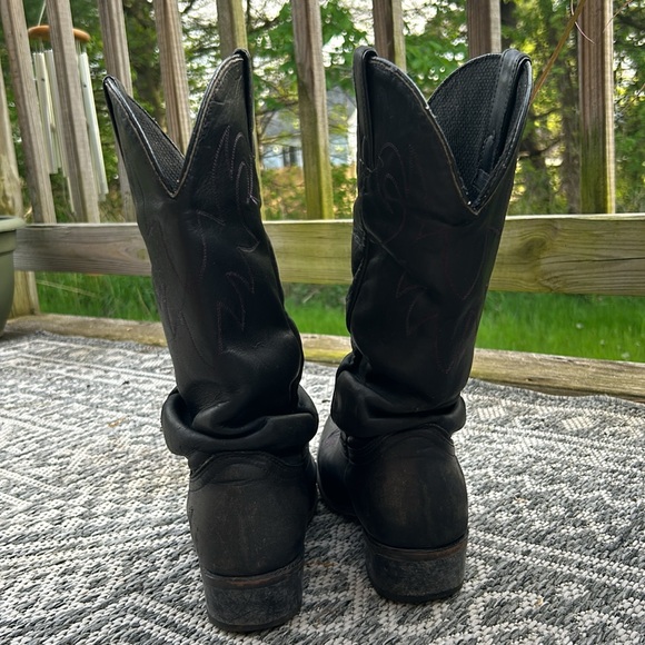 DURANGO Pull On 13" Tall Western Cowgirl Boot Sz 8 - Picture 4 of 4